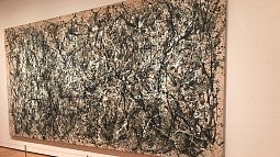 Jackson Pollock’s “One” at the Museum of Modern Art in New York